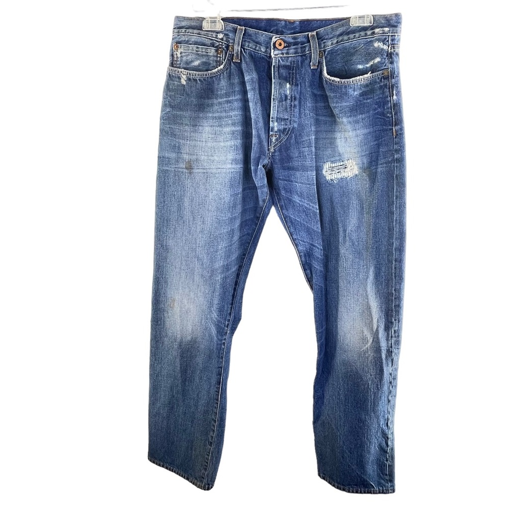 ISKO "The Denim Language"  Made in Italy Distressed Jeans 33 x 31